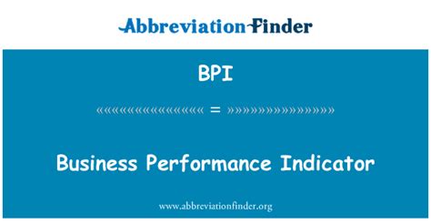 BPI Healthcare Abbreviation Meaning .
